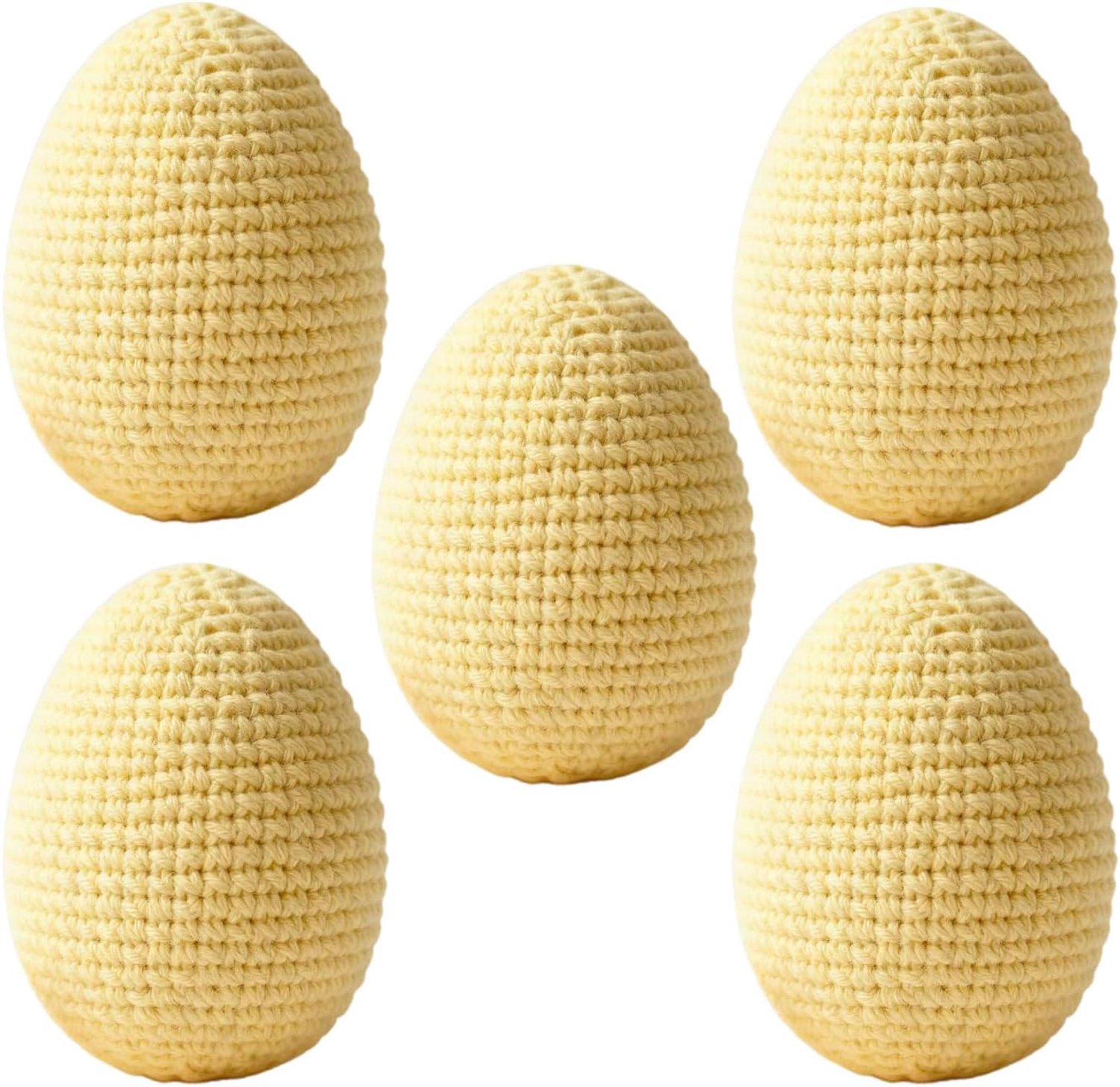 Paaseieren 5 stuks gebreide lentefeestartikelen