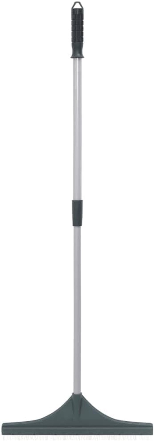 Kunstgrashark met telescoopsteel 80-131 cm, gazonborstel voor kunstgrasverzorging, PP-borstelkop en robuuste stalen handgreep voor tuin en terras — afbeelding 5