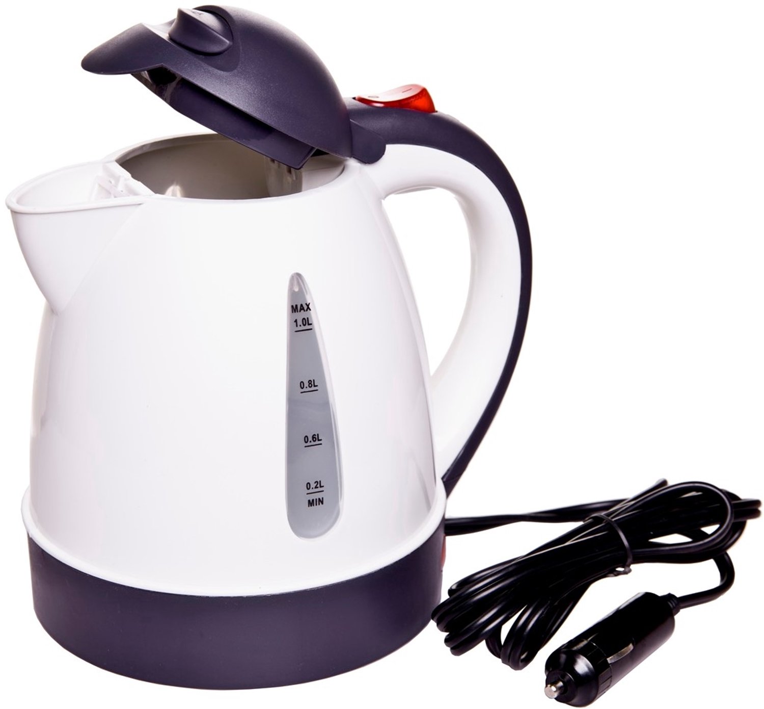 Auto Waterkoker 1L 12V/24V 250W - Snel Heet Water Onderweg