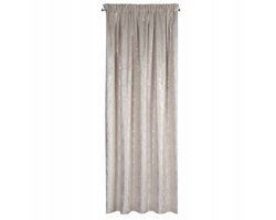 Moderne Beige Velours Gordijn 140x270cm - Elegante Raambekleding
