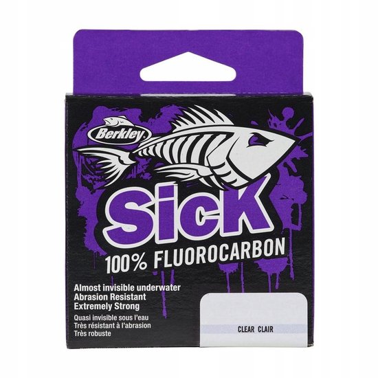 Berkley Sick Fluorocarbon Leader 0,3mm x 50m - Sterke en Onzichtbare Vislijn — afbeelding 3