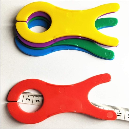 20 stuks grote garenklossen - plastic draadwikkelplanken voor breien en naaien - wollen garenspoelen, gehaakte weefwikkelaars, naaimachine draadhouders, brei-accessoires (veelkleurig) — afbeelding 4
