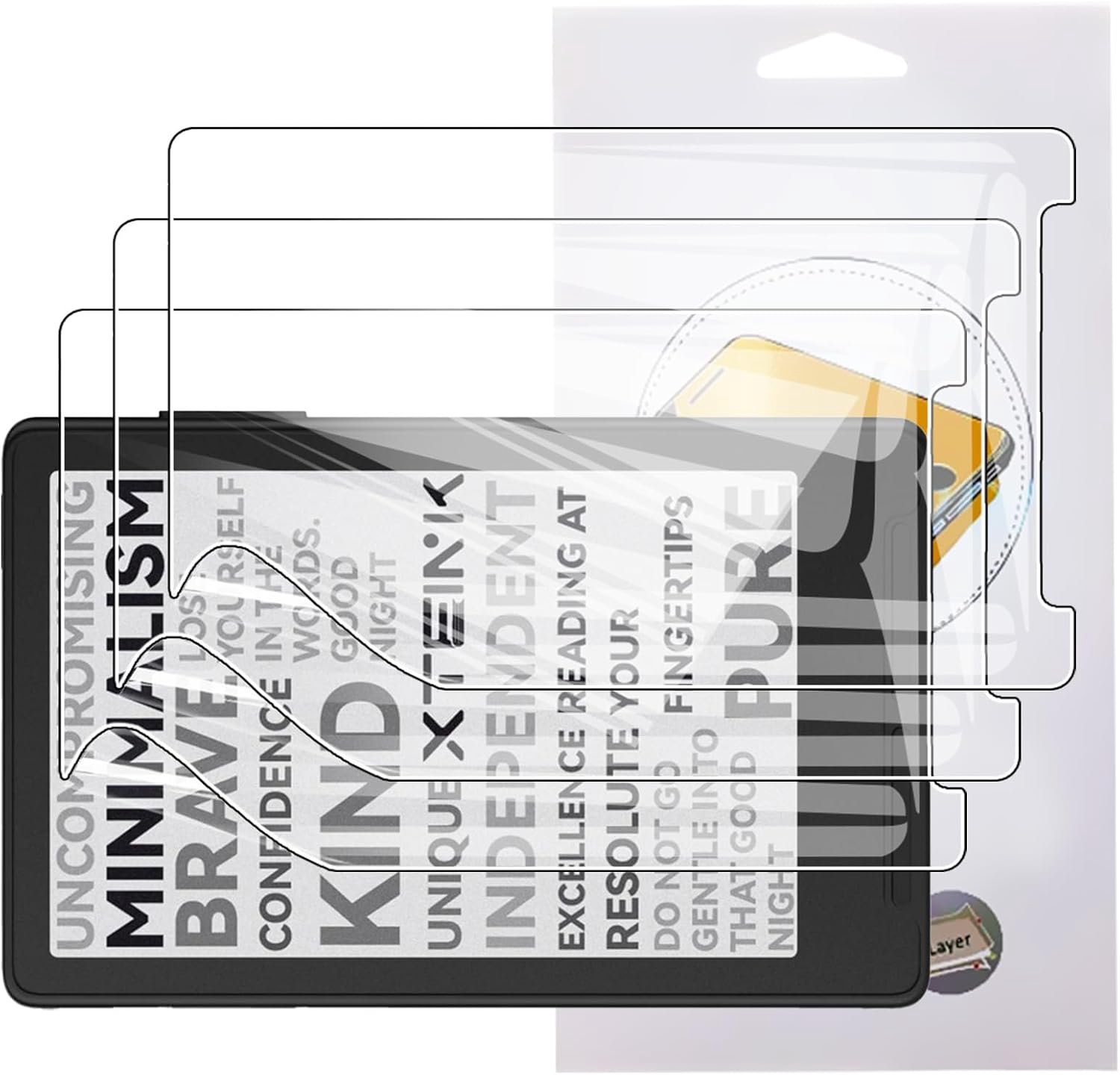 3 stuks HD-heldere TPU-beschermfolie voor XTEINK X3 3,7 inch