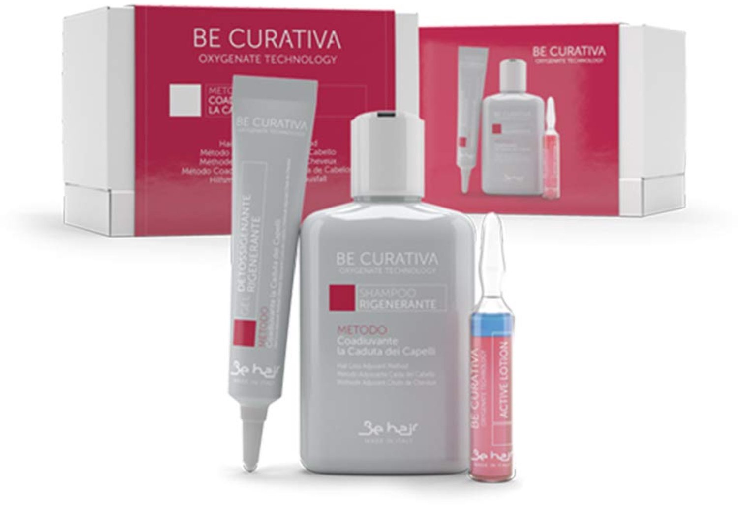 BE HAIR Be Curativa Hair Loss Treatment Kit – 3 producten, 900 g