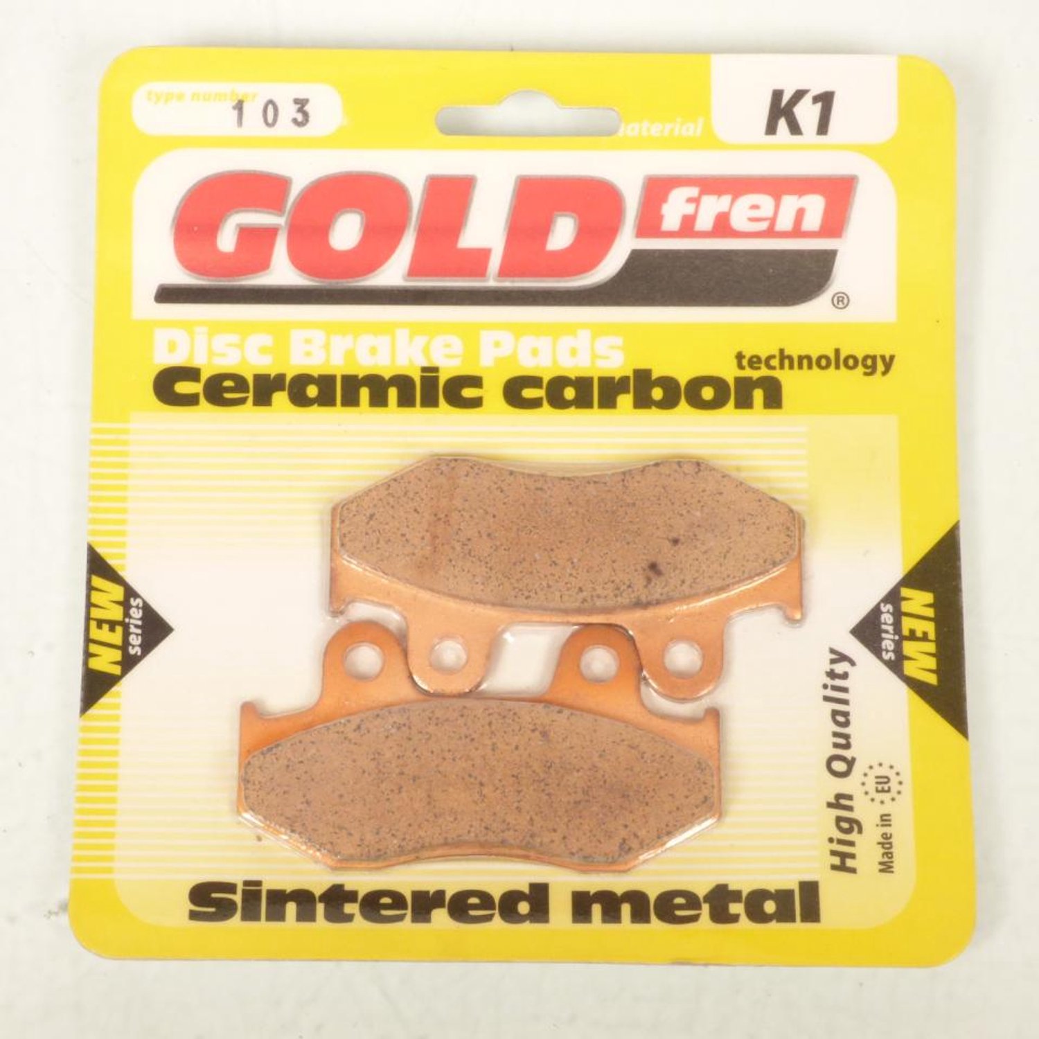 Remblokken Gold Fren voor Scooter Honda 125 SH 2001 tot 2004 vooraan Nieuw