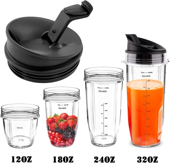 2 Stuks Vervangende Deksels voor Blender met 8.5 cm Diameter — afbeelding 3