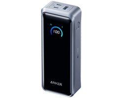 Anker Prime Power Bank - 26.250mAh 3-poorts Draagbare Lader met 300W Max Output - Tweerichtingsladen - TSA-Goedgekeurd - App-bediening (Base niet inbegrepen)