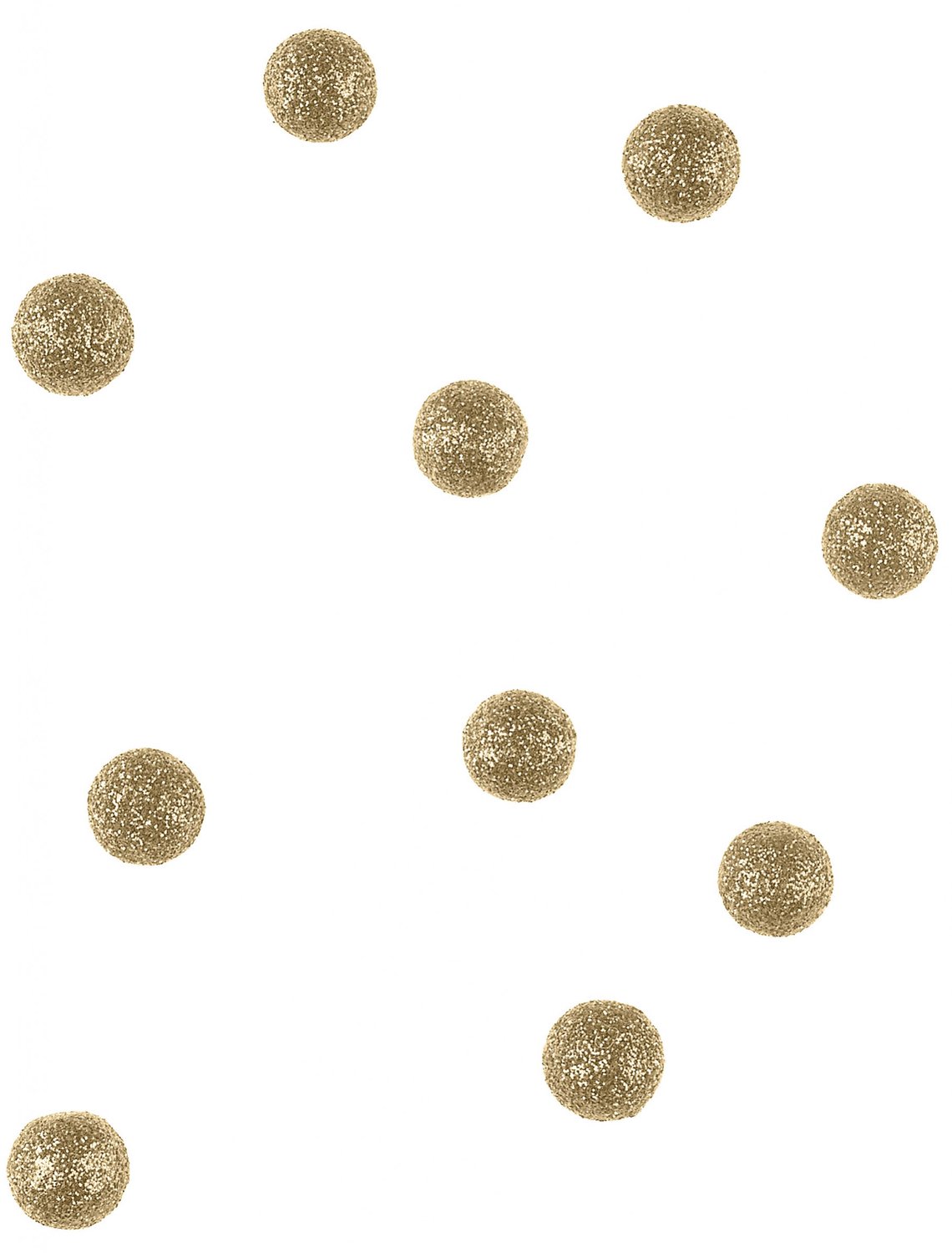 HOBI - 40 gouden glitter decoratieballen van 12 mm van schuim