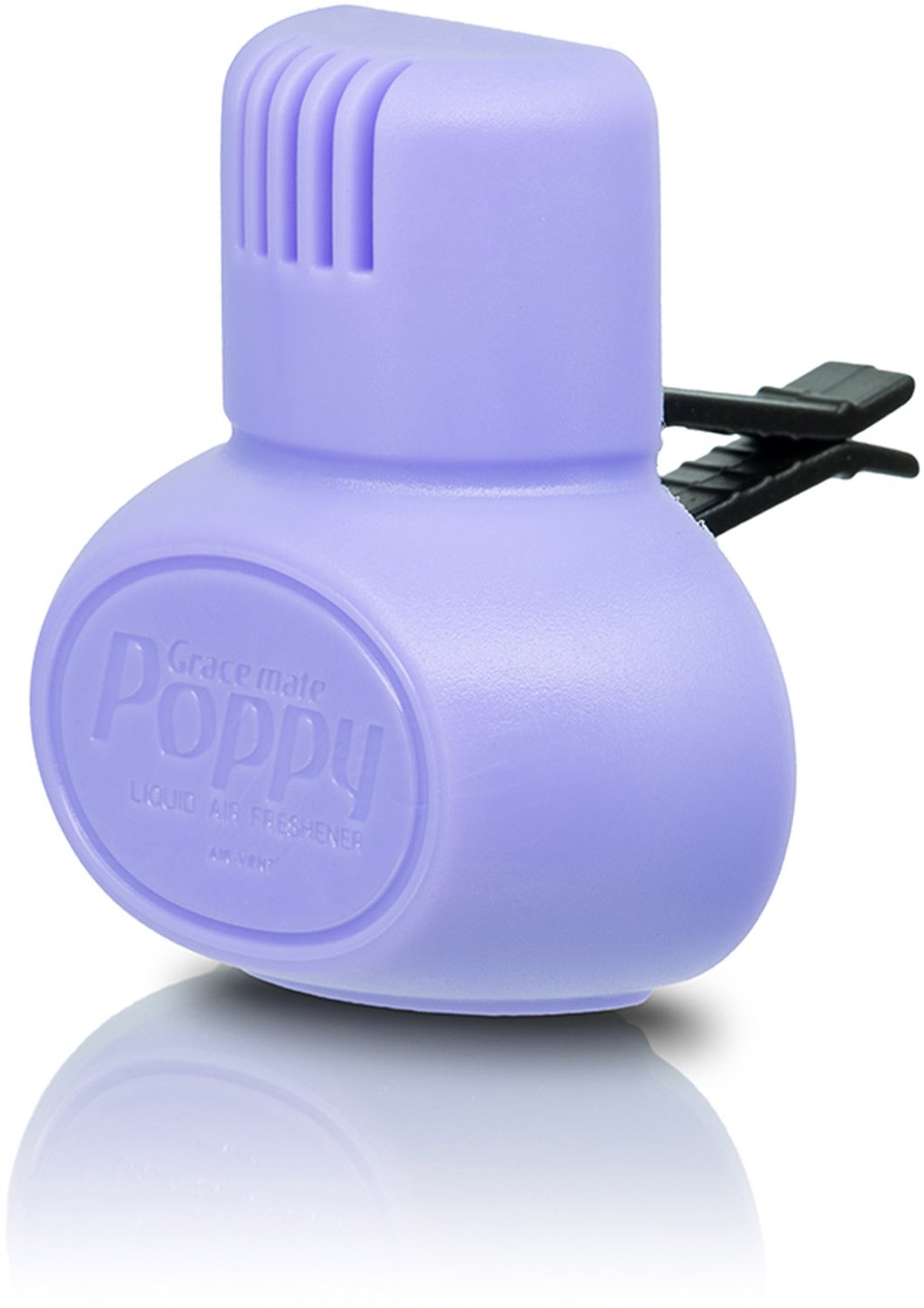 Poppy Grace Mate Luchtverfrisserkaart Lavendel - Langdurige Lavendelgeur - Eenvoudig Te Plaatsen Met Clips - Frisse Rijervaring Voor In De Auto - Paars - 4,5x4,5x1,8 cm