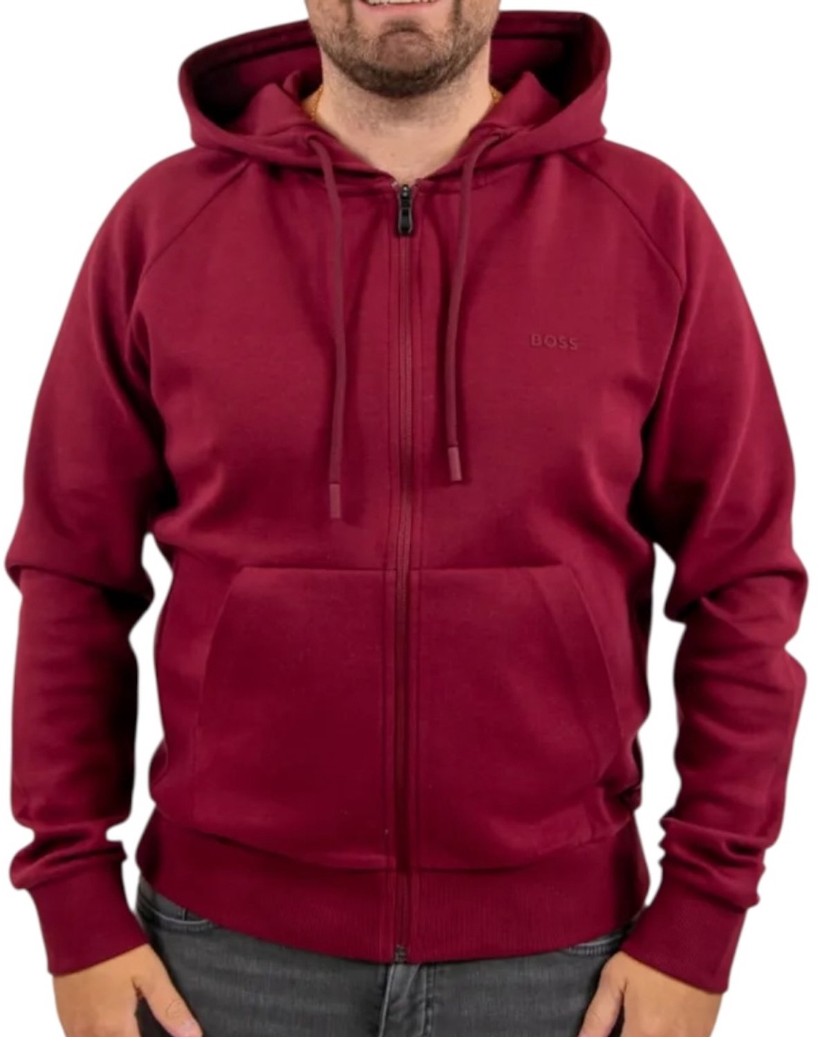 Boss Heren Vest Rood 50565305/654 Saggy