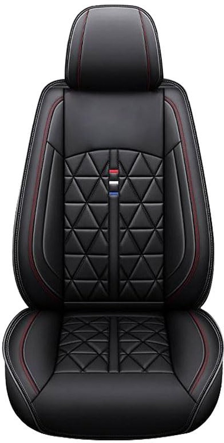 Universele Faux Leather Autostoelhoes voor Voorzijde