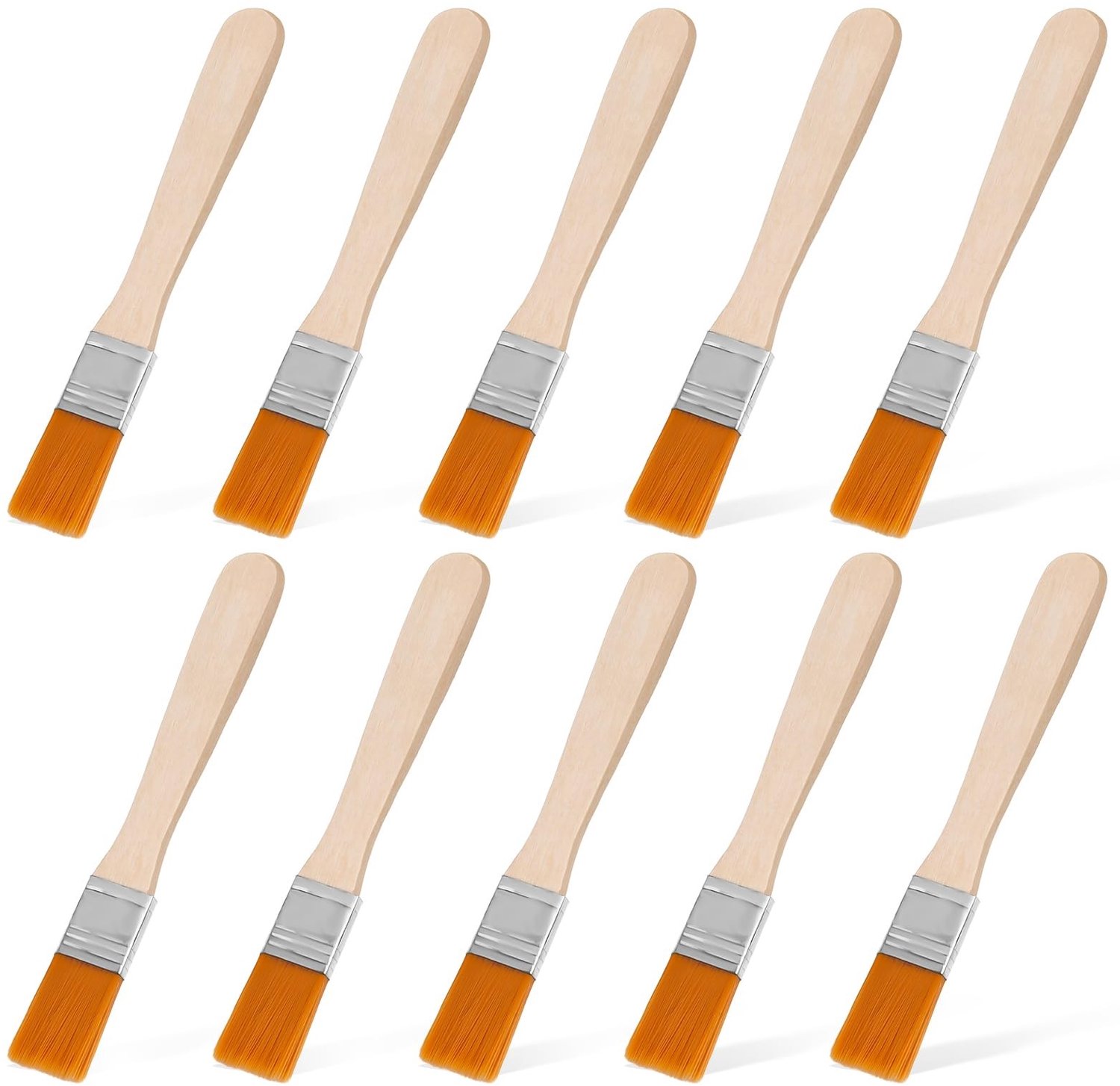 Set van 10 Kleine Verfkwasten voor DIY en Retoucheren