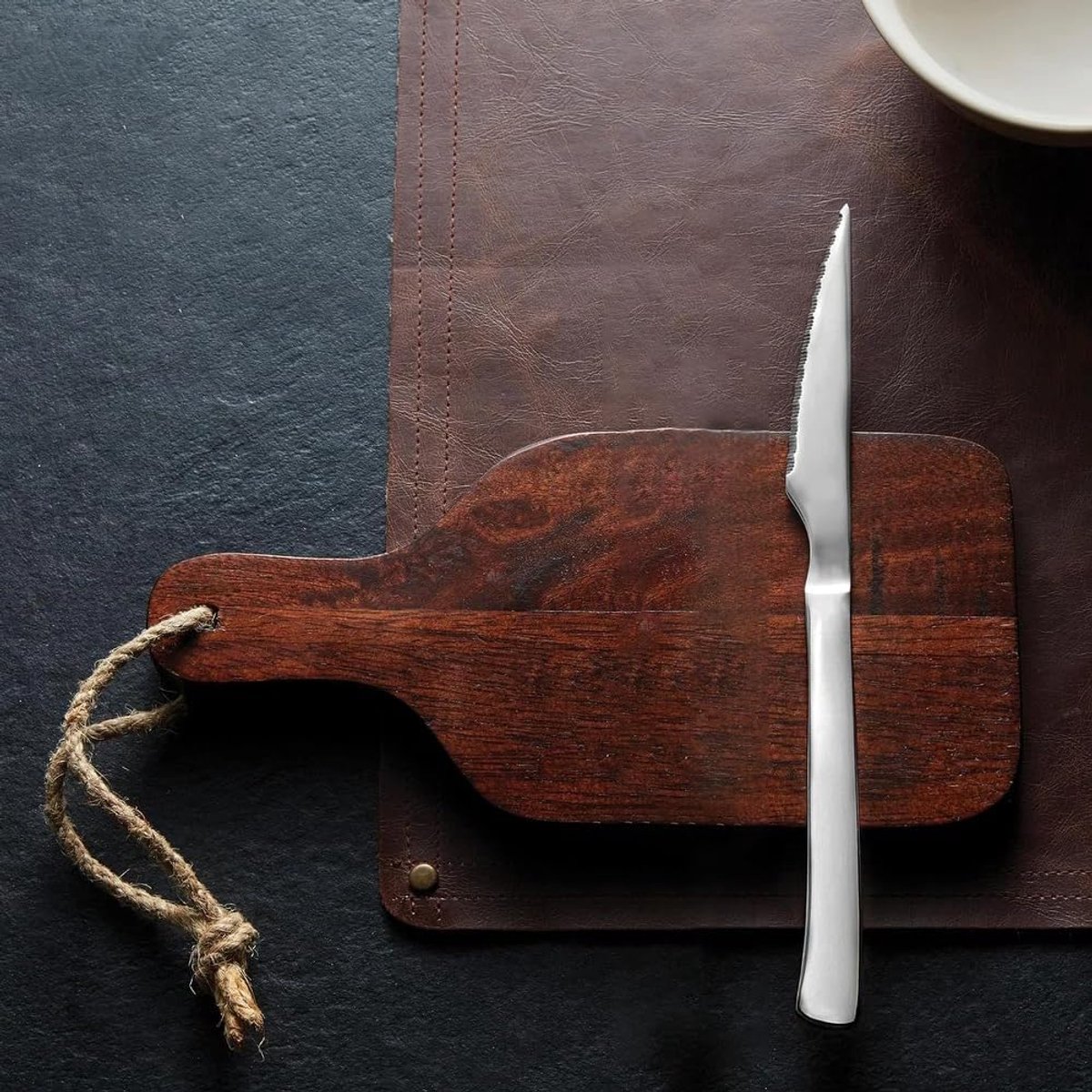 Steakmessen set 24-delig - Roestvrij staal - Ergonomisch ontwerp - Ideaal voor vleesgerechten - SnelShoppen
