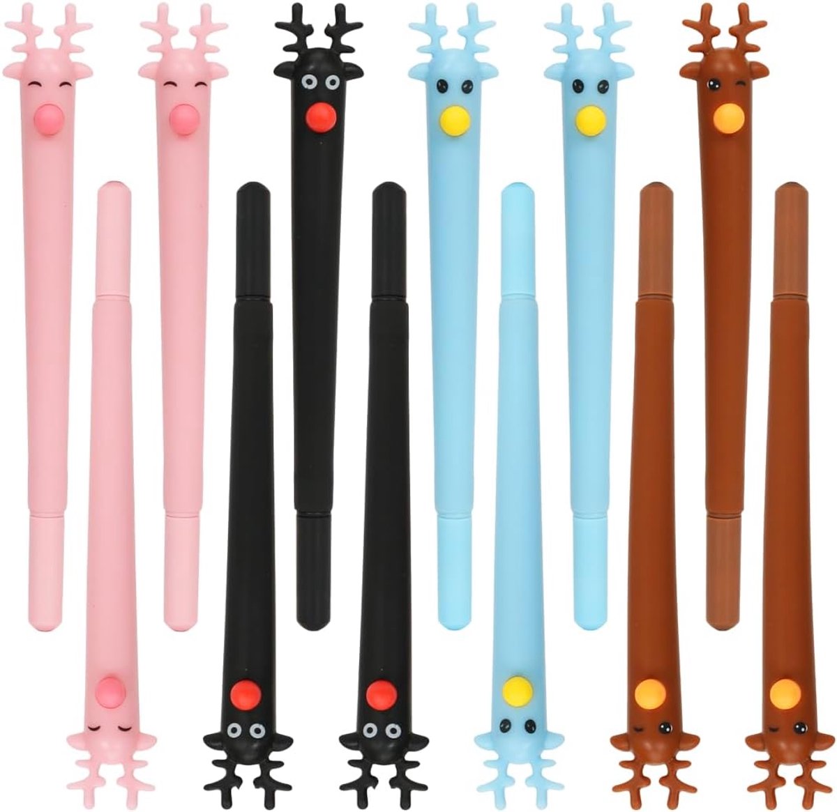 Balpen, kerstgewei-schrijfstift, kerstcadeau, pen voor studenten en kantoormedewerkers, 24 stuks