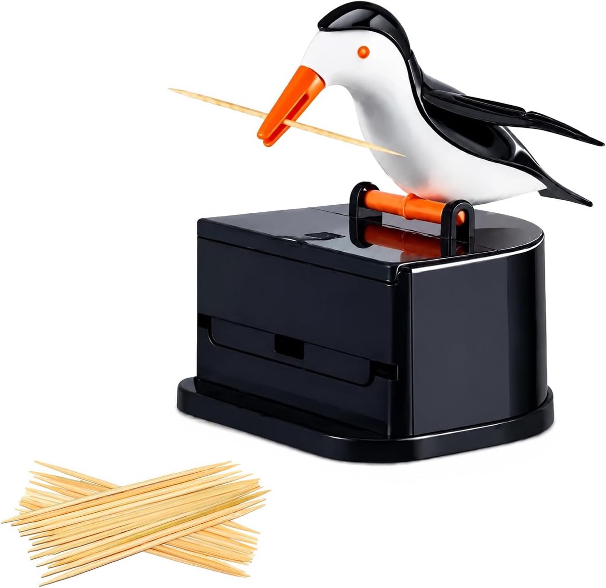 Tandenstokerdispenser, tandenstokerhouder vogel, vogeltandenstokerdispenser, creatieve automatische - ShopVlot