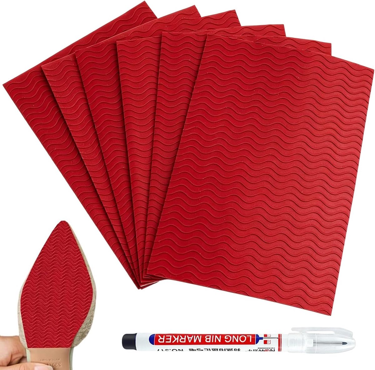 Antislip zoolstickers, schoenzool, beschermende handgrepen, hoge hakken schoenen (B) - ShopVlot