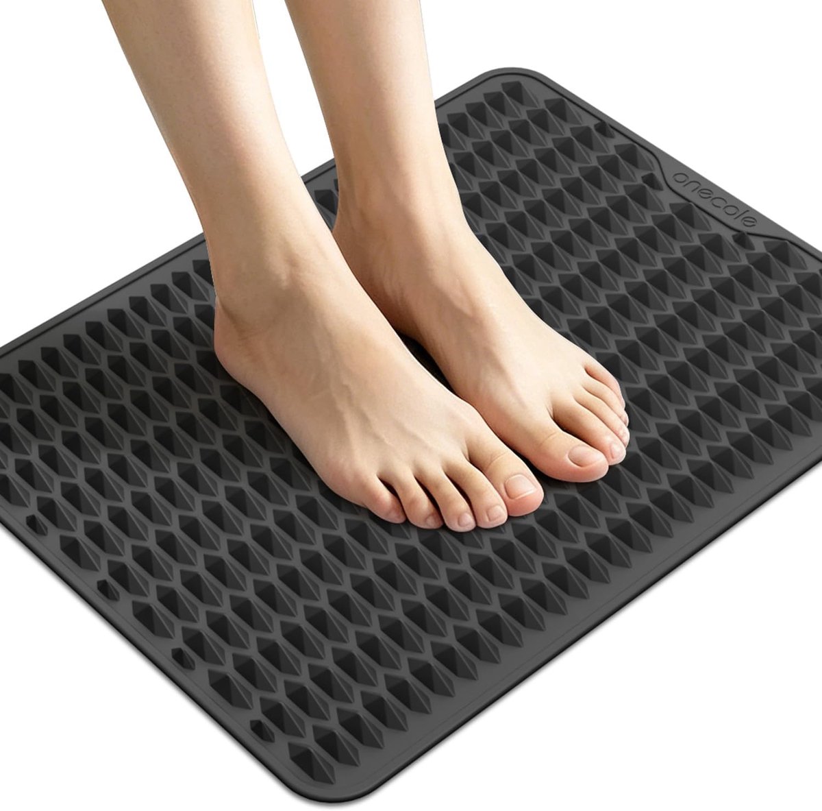 SnelShoppen - Acupressuurmat voor Voetmassage, Silicium Voetreflexologie Mat, Draagbare Voetmat voor Plantaire Fasciitisverlichting, Spierontspanning