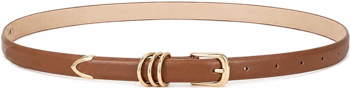 Smalle leren riem voor dames, modieuze dames - ShopVlot