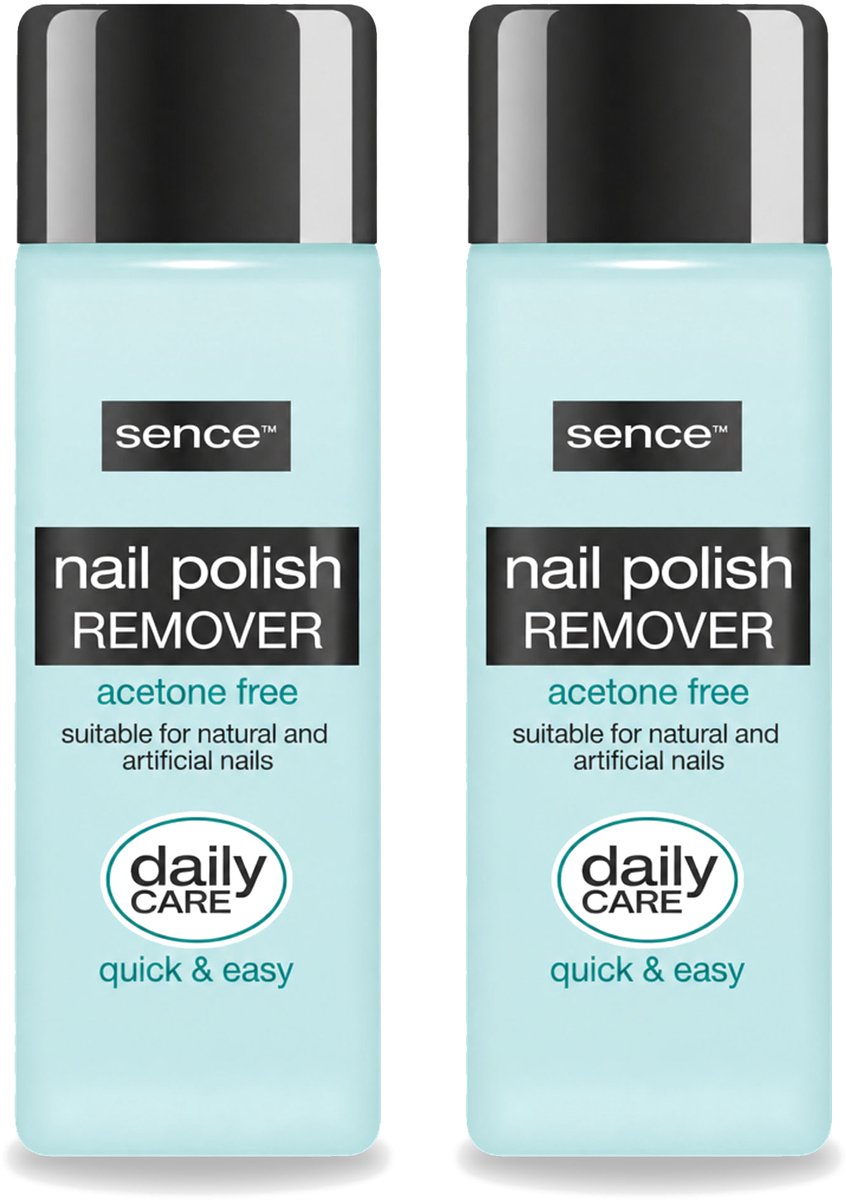 2 x Sence - Acetonvrij - Nagellakremover - Pompflacon - 175 ml - Voordeelverpakking - 2 stuks