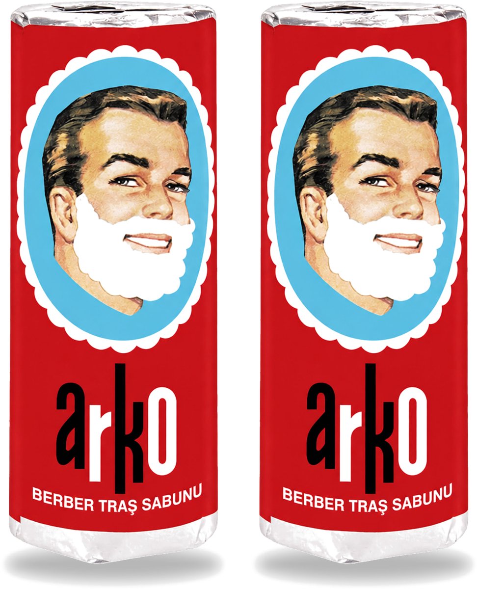 2 x Arko - Scheerzeep - Verzorgt en Beschermt de Huid - 75 ml - Voordeelverpakking - 2 stuks