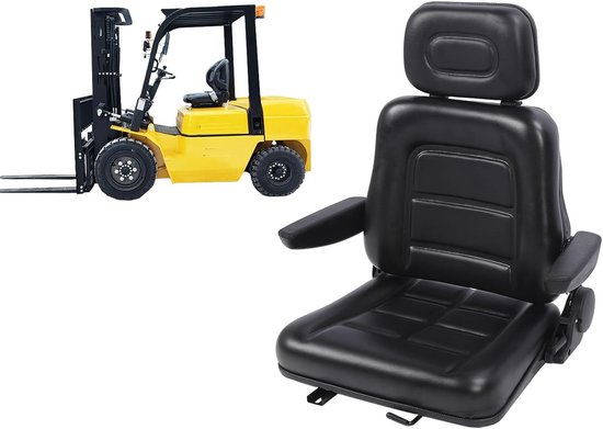 Verstelbare Zitting met Hoofsteun voor Tractors, Mowers en Graafmachines - Comfortabel en Duurzaam — afbeelding 5