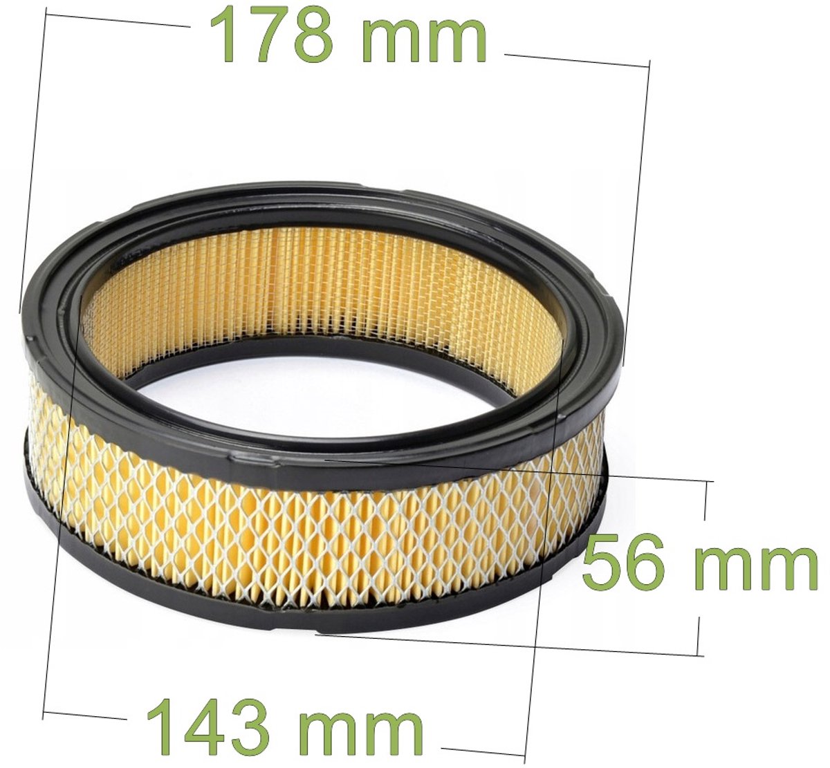 luchtfilter voor Briggs & Stratton, Toro en John Deere Vanguard 394018, 394018S