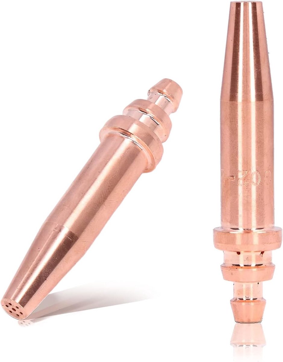 5 Stks Acetyleen Snijtips, Snijbrander Nozzle Gas Lassen Tips Verbruiksartikelen Accessoires voor Geïntegreerde Machine 2# G02-2