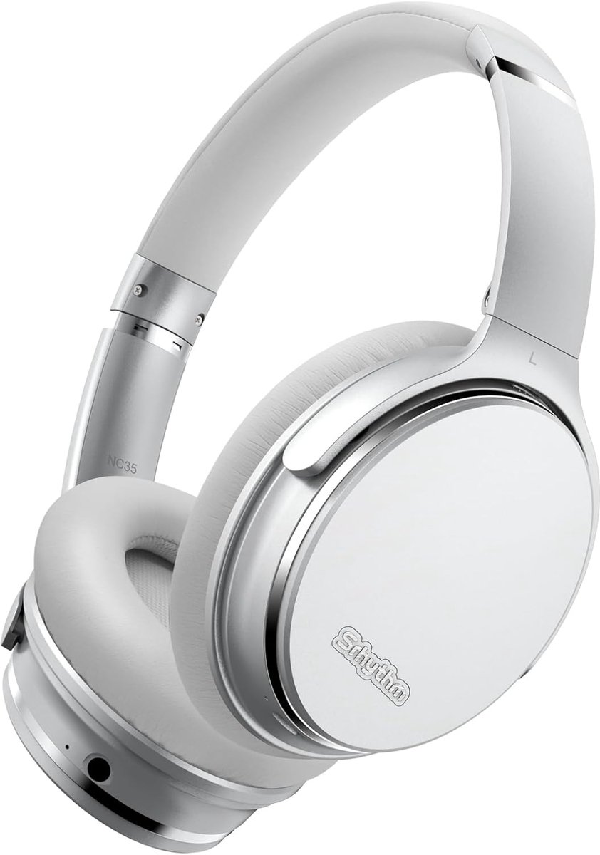 SnelShoppen - Draadloze Noise Cancelling Hoofdtelefoon Bluetooth 5.0, Lichtgewicht Over-ear met 50+ Uur Batterij, Microfoon en Snelle USB-C Opladen vo