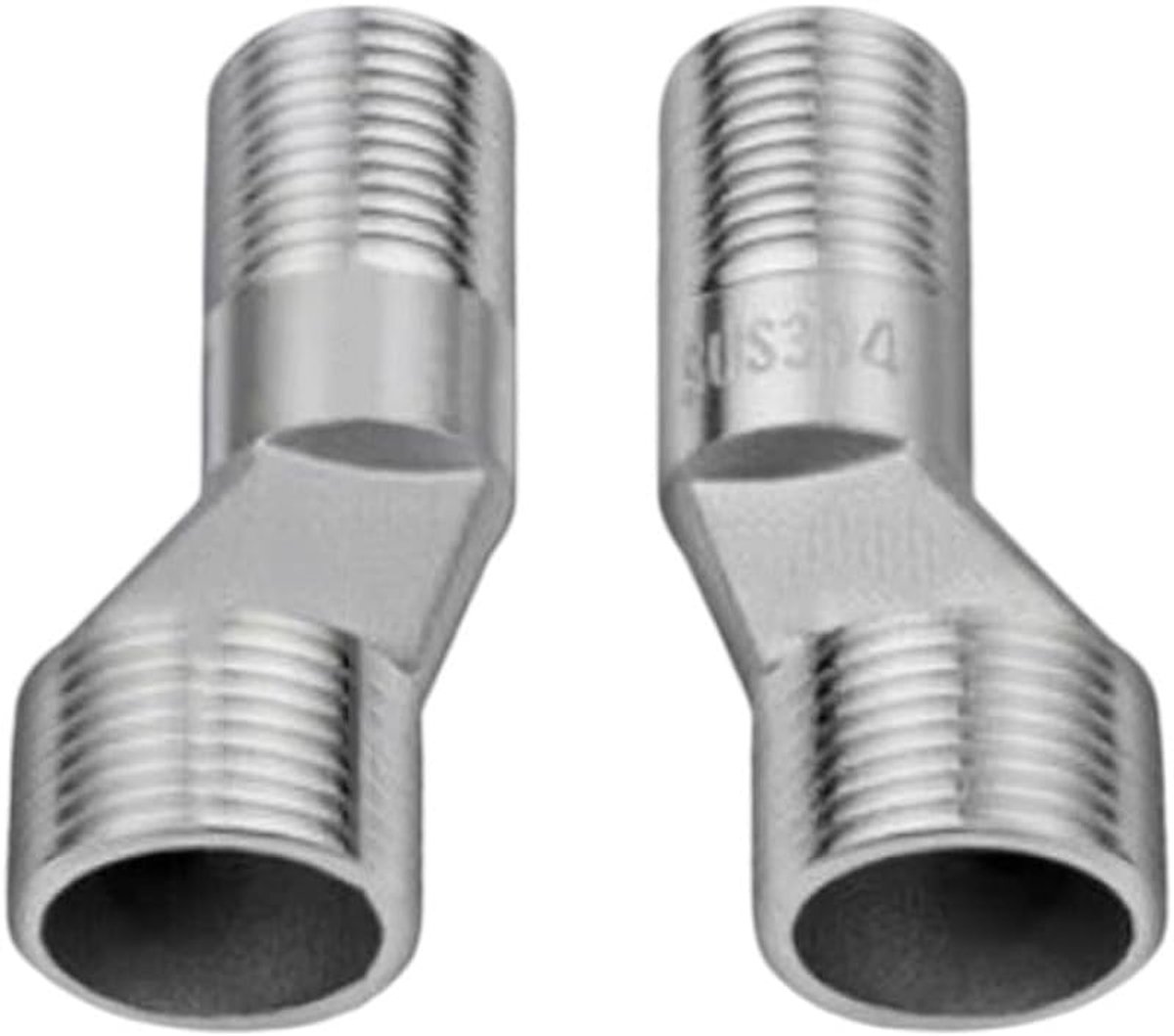 40 Degree Adjustable Faucet Angled Curved Base Copper Eccentric Screw Angle Faucet Adapter for Kitchen Bathroom (Long - ShopVlot