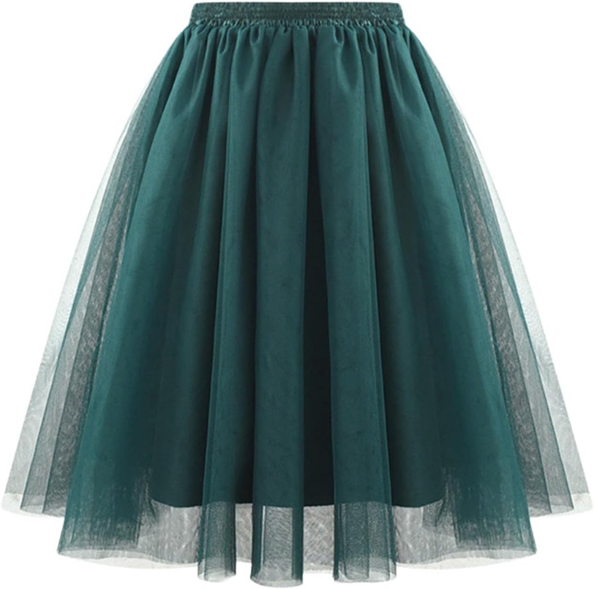Damesrok met hoge taille, fluweel, winter, warm, elegant, chic, comfortabel, avondfeest, modern, A75