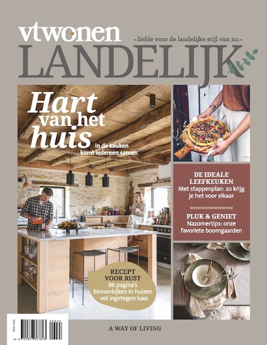 Vtwonen Landelijk: Hart van het huis. In de keuken komt iedereen samen. Recept voor rust.