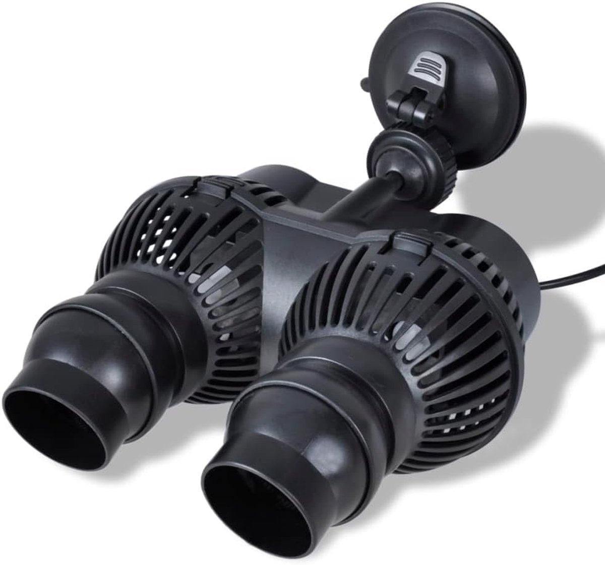 Stroompomp voor aquarium 12000 l/u Wave Maker golfpomp circulatiepomp voor zoet en zeewater met dubbele uitgang