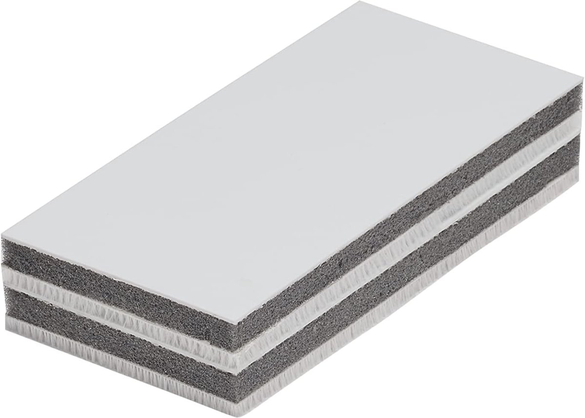 Vlakstrijkers voor hout, 3-delige set hout, ideaal alternatief voor kwasten, verfverf, oliën, verzegelingen, schildergereedschap (reservepad, medium (18 cm)
