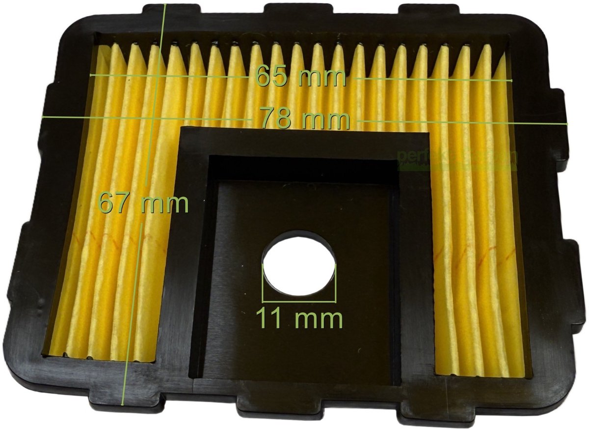 luchtfilter voor bosmaaier Castelgarden XB 242 253 D F Mountfield EP 320 420 G / 118804547/0