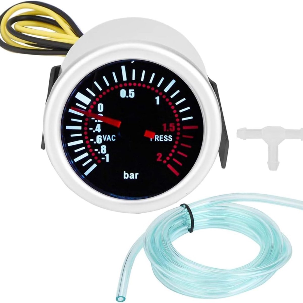 Auto manometer drukmeter turbo digitale led universeel 2 inch voor boost motor weergave vermogen motor hoge precisie
