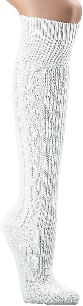 krautwear Costume stockings for men and women, white - ShopVlot