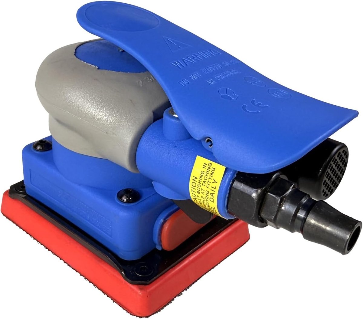 Air Sander, 75 x 100 mm, Random Orbital Sander with 7 Sponges for Wood, Metal, Car - ShopVlot