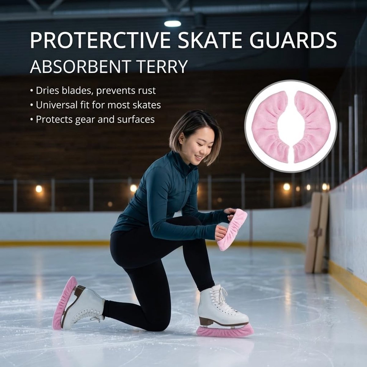 Schaatsbeschermers voor schaatsen, elastisch, voor mannen en vrouwen - ShopVlot