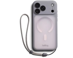 Bellroy Cinch Hoesje – Geschikt voor iPhone 18 Pro Max – Gemaakt van schokabsorberend TPU polymeer – Afneembaar polsbandje – MagSafe compatible - Paars