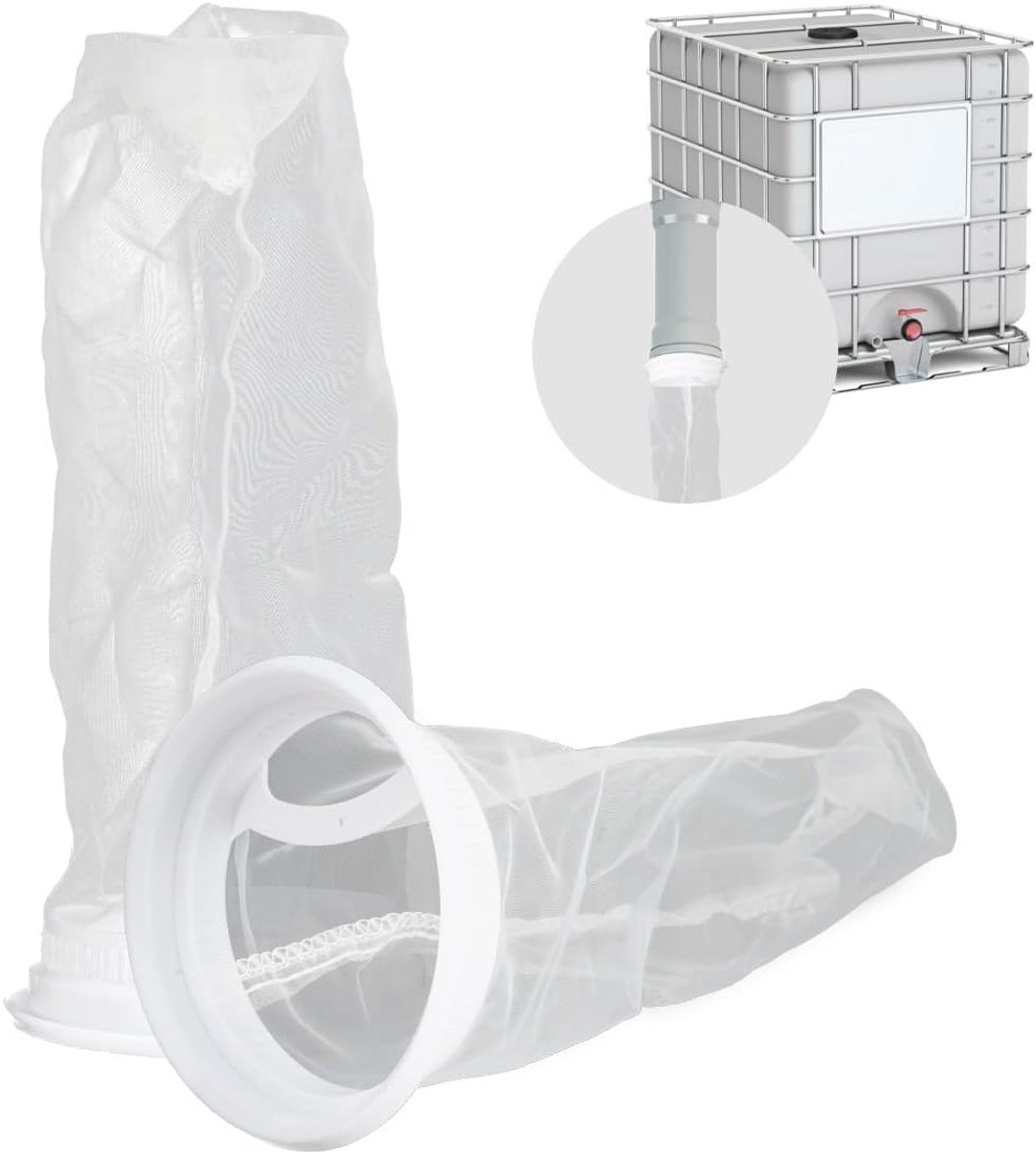 2-pack nylon vervanging, zeer efficiënte filtratie | brede toepassing, IBC-tankaccessoires