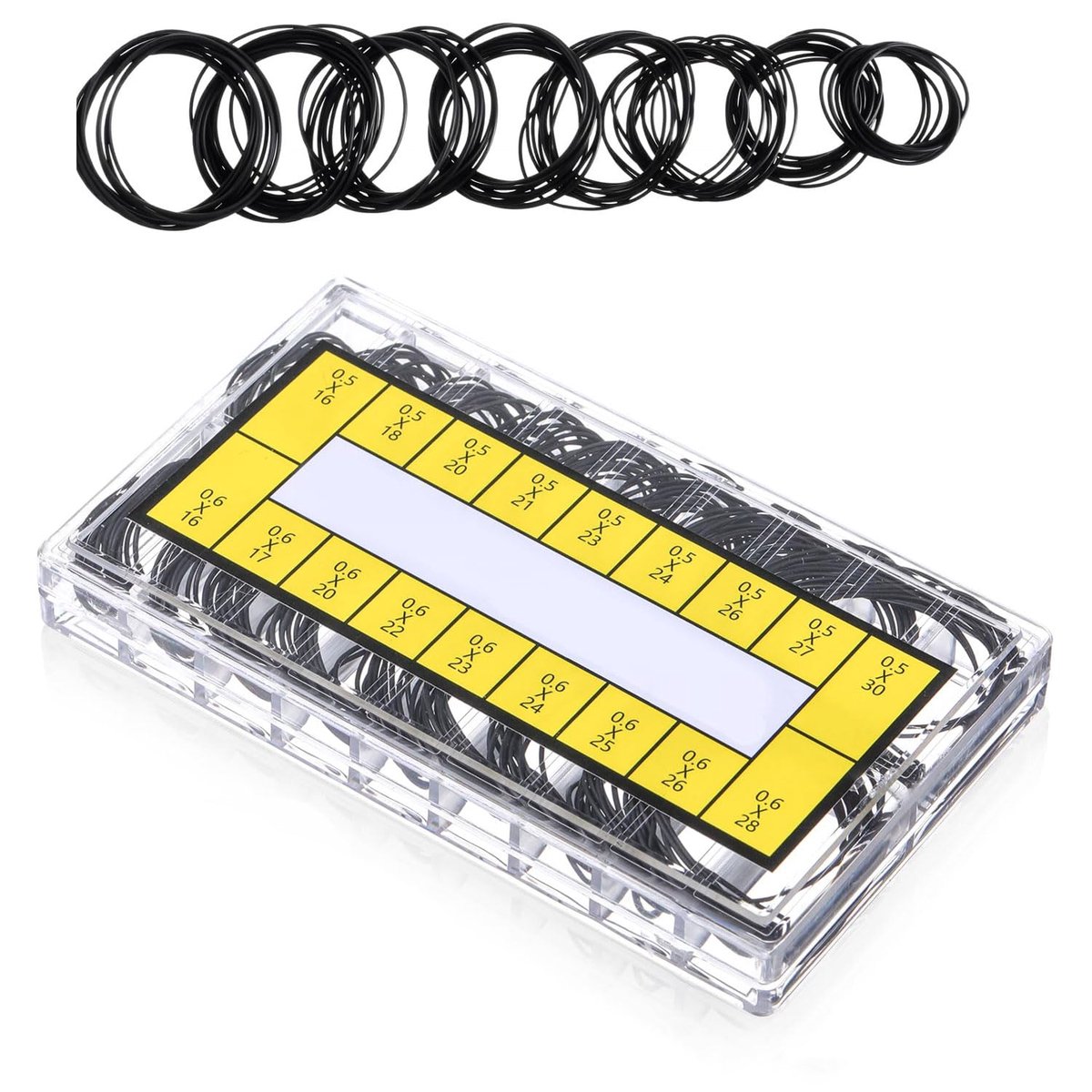 180 pieces watch seals, extended O-rings, rubber seal, the watch sealing rings set for watch seal, as an accessory for - ShopVlot