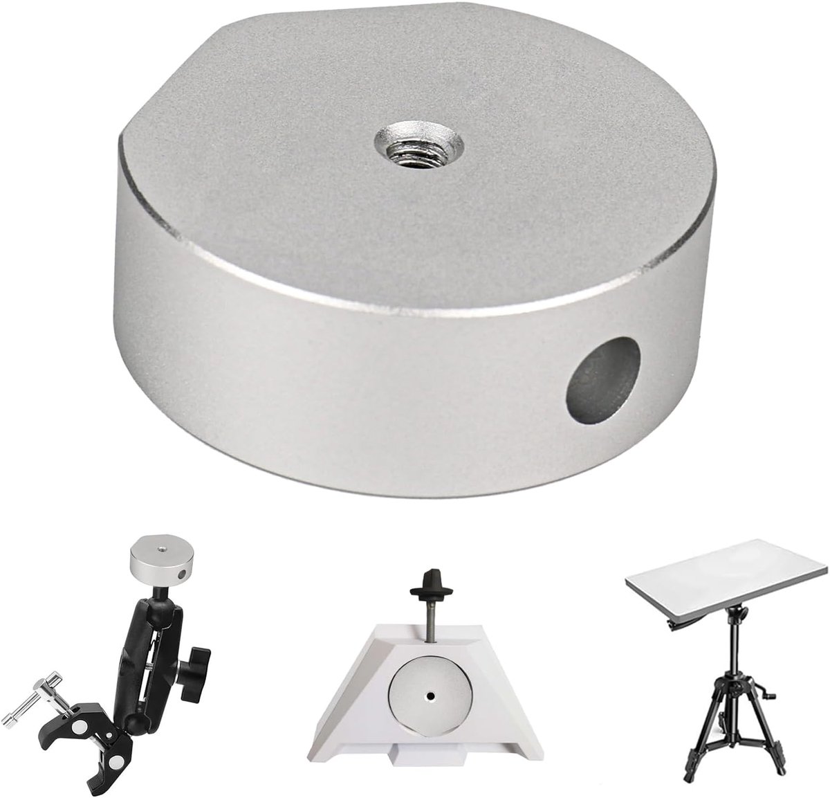 2025 Starlink Mini-statiefadapter, houderadapter van aluminiumlegering voor Starlink Mini 1/4 inch met 1/4-20 schroefdraad buisadapter voor montage op gangbare statieven of andere houders