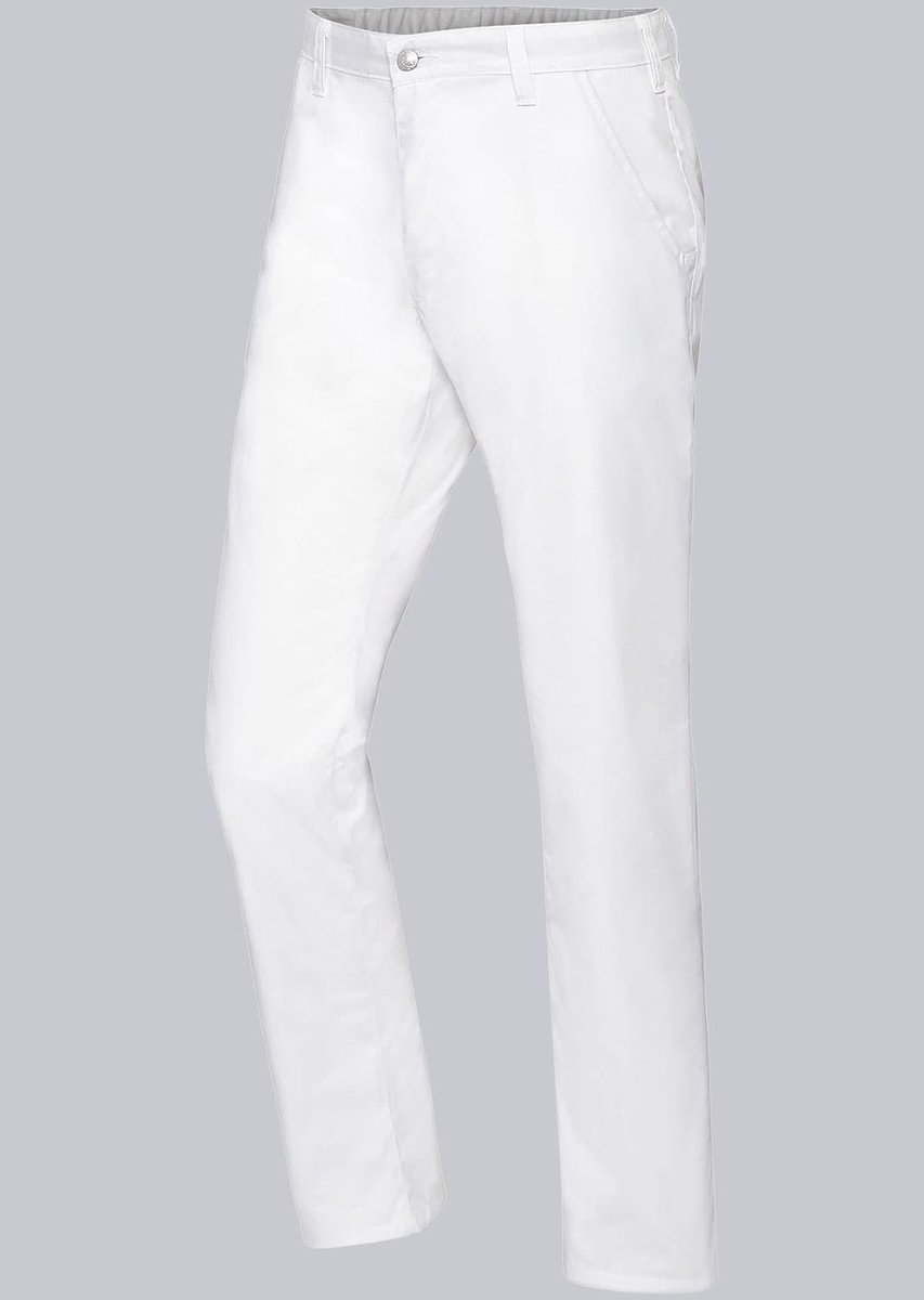 1735-130-0021-50s chino's voor mannen, met zakken, 205,00 g/m² puur katoen, wit, 50s