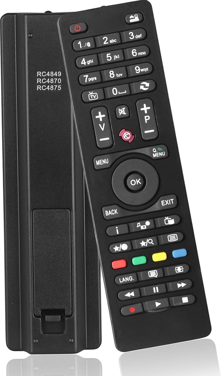 RC4875 TV Afstandsbediening Vervanging fit voor Digihome Bush Telefunken Celcus JVC Dual/TV
