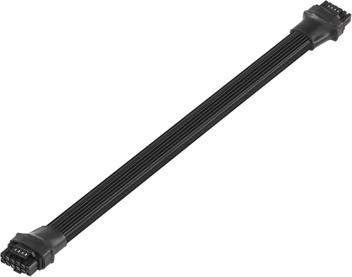 CERRXIAN 1FT ATX3.0 12VHPWR Power Cable, PCI-e 5.0 12VHPWR ATX3.0 600W 16 Pin Male to Male High Power Cable, for - ShopVlot