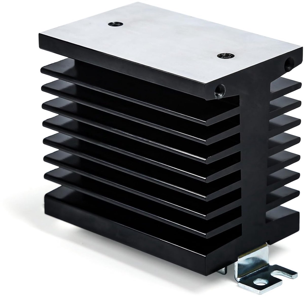Koellichaam, relais koellichaam Solid State eenfasig koellichaam zwart voor 60-80A SSR