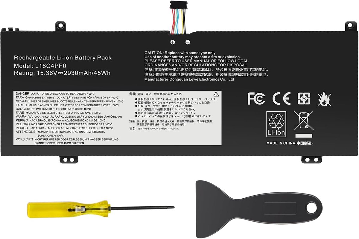ASUNCELL 15.36V/45Wh L18C4PF0 Laptop Battery for ThinkBook 13s 13s-IWL 13s-20R90071GE ThinkBook 14s 14s-IWL - ShopVlot