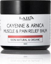 Laila London Cayenne & Arnica Muscle & Pain Relief Balm 60g.