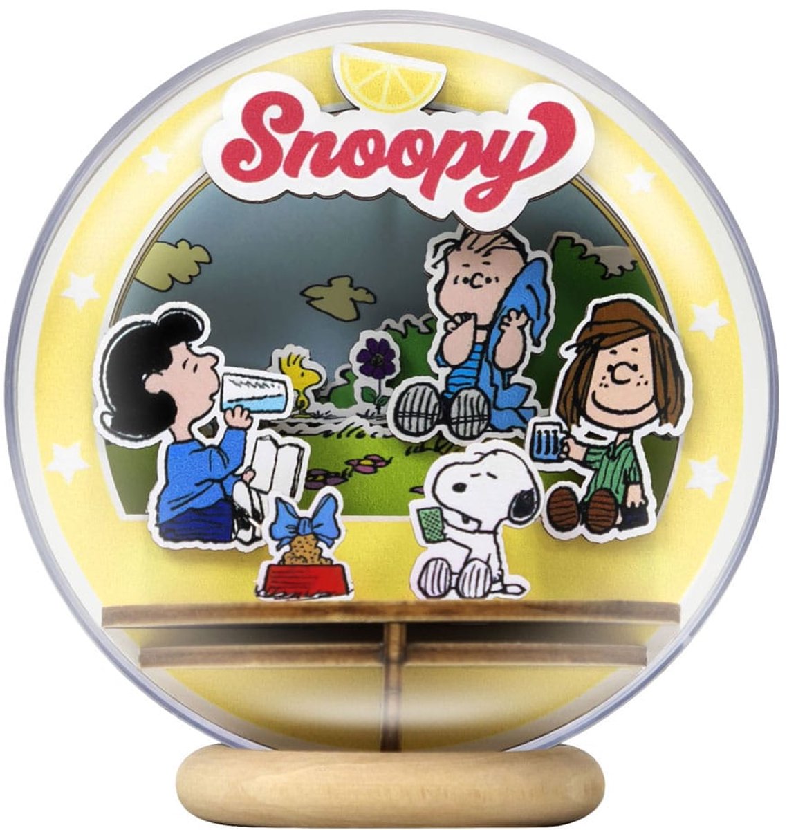 Pantasy Peanuts Puremind Model Kit Wooden Theater Globe Picnic Party Model Kits