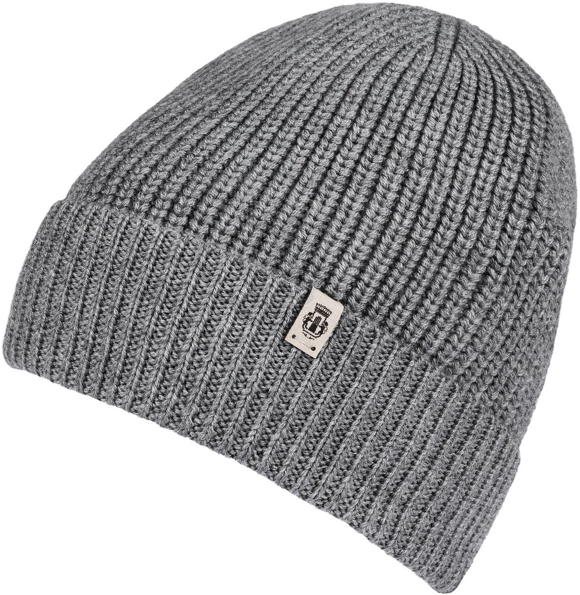ROECKL muts Pure Merino Beanie Flanell grijs